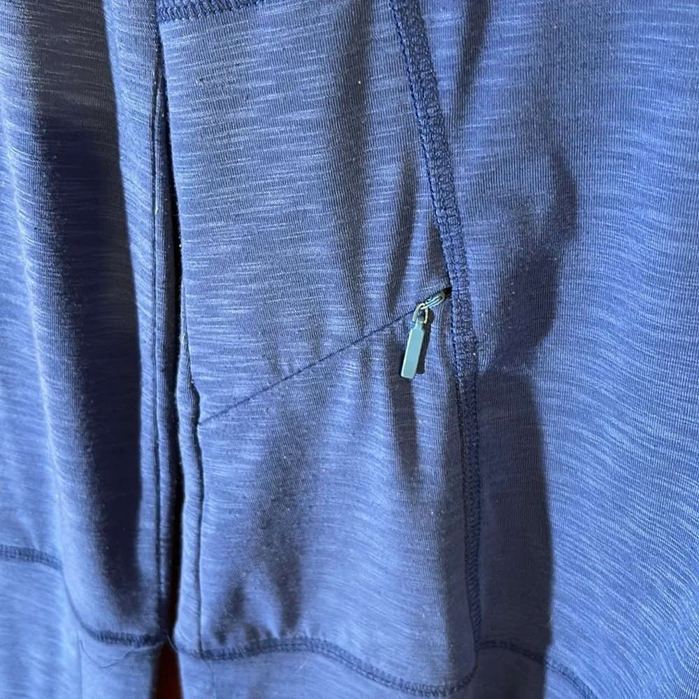 Title Nine Women’s 1/4 Zip Hooded Pull Over W/Thumb hole/Small zip Pocket Sm-EUC_3